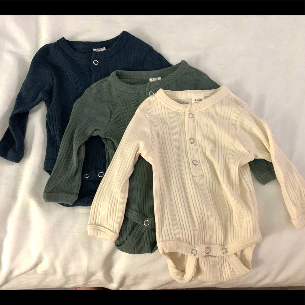 3 new / washed Kate Quinn onesies